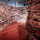 Illustration for article titled This is how you build a labyrinth out of 250,000 books